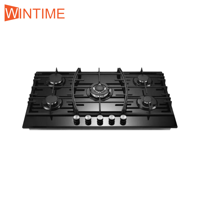 Built-in glass gas hob 